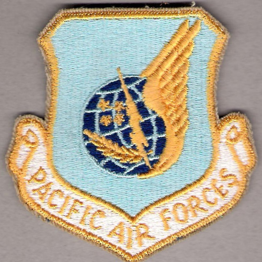 USAF Pacific Air Forces Sew On Patch Air Force